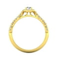 thumbnail image 4 of Certified 1/2 Carat TW Diamond Infinity Engagement Ring in 10k Yellow Gold (G-H, I1), 4 of 5