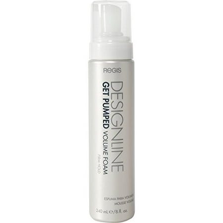 Get Pumped Volume Foam, 8 oz - DESIGNLINE - Lightweight Volumizing Mousse Foam for All Hair (Best Drugstore Volumizing Mousse)