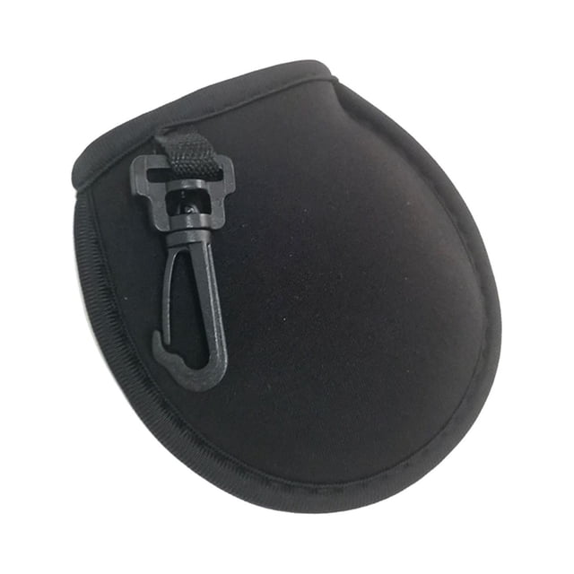 Limpiador de pelotas de golf Bolsa de limpieza de pelotas de golf Bolsillo con forro polar Pelota de golf duradera Negro