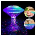 thumbnail image 2 of Floating Underwater Light RGB Pool Accessories Led Spa Submersible Pool Lights Waterproof Lamp Led Float Pool Lamp Battery Lamp ,Easy to Install, 2 of 6