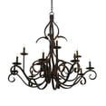 thumbnail image 2 of Meyda Tiffany 202247 Cypress 12 Light 48" Wide Taper Candle Style Chandelier, 2 of 7