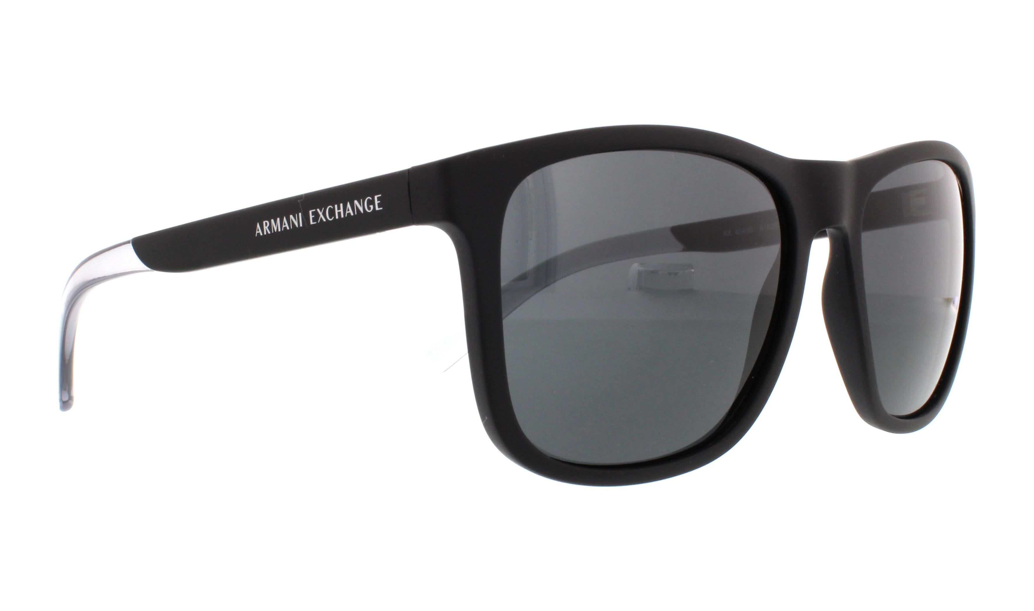armani exchange black sunglasses