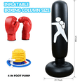 thumbnail image 2 of Oiduwi Kids Punching Bag Toy with Boxing Gloves, 65 Inch Larger Stable Kids Inflatable Boxing Bag Set, Gifts for Boys & Girls Age 6-12, for Practicing Karate, Taekwondo, MMA, 2 of 8