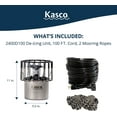 thumbnail image 6 of Kasco De-icer 1/2 HP Lake & Pond De-icer 120V – Single Phase with 100 Ft Electric Power Cord | Water De-icer for Ponds, Lakes & Dock Bubbler, 6 of 6