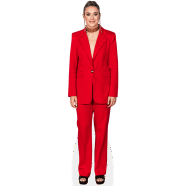 Alexia Putellas Segura (Red Suit) Mini Size Cutout. Standee.