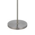 thumbnail image 4 of Sie 59 Inch Floor Lamp- Gray Linen Shade- Round Base- Silver Metal Pole, 4 of 6