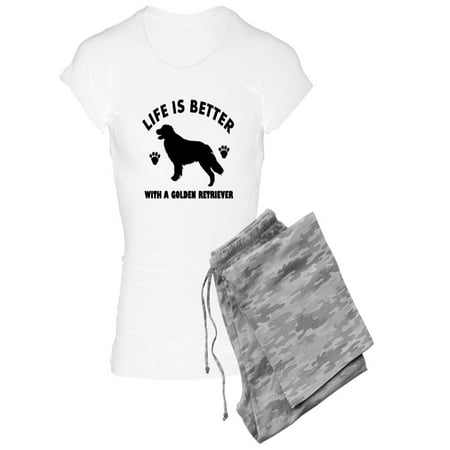 

CafePress - Golden Retriever Breed Design Women s Light Pajama - Women s Light Pajamas