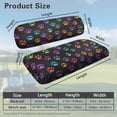 thumbnail image 7 of Aplkyhs Dog Paw Print Universal Golf Cart Seat Covers Golf Cart Breathable Material Fit for Most Club Car, Easy to Install, Golf Cart Front Seat Covers Soft and Comfortable, 7 of 7