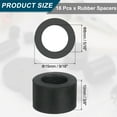 thumbnail image 2 of 18Pack Thick Rubber Spacer, 9/16 Inch OD x 5/16 Inch ID x 3/8 Inch Thickness, 2 of 6