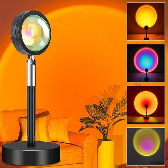 Sunset Lamp Projector, Sunset Light with Multiple Colors Changing Projector LED Lights Floor Lamp Room Decor Night Light for Christmas Decorations (Sunset)