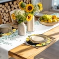 thumbnail image 4 of Yellow Lemons Round 13 Inch Placemats Set of 4, Summer Fruits Leaves Botanical Black HeatResistant Non Slip Place Mats for Dining Table, Wipeable Braided Kitchen Table Mats for Housewarming, 4 of 9