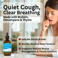 thumbnail image 3 of Herb Lore Quiet Cough Tincture - Mullein Cough Syrup for Kids & Adults (4 fl oz), 3 of 8