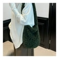 thumbnail image 3 of RKSTN Large-Capacity Plush Bag Green, 3 of 6