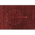 thumbnail image 1 of Ahgly Company Indoor Rectangle Abstract Red Contemporary Area Rugs, 7' x 9', 1 of 4