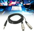 thumbnail image 4 of Stereo Sound Cable, Reduce Distortion Durable XLR Sound Adapter Cable Environmental Friendly  For Subwoofer, 4 of 8