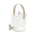 thumbnail image 2 of Dispensador de bebidas heladas, cubo de tetera de frutas, dispensador de bebidas de agua con soporte y tapa para fiesta, bebida, leche, té helado, 2 of 8