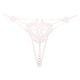 thumbnail image 1 of Gibobby Ropa Interior para Mujer Tanga masaje con perlas corte abierto para mujer （Blanco，Talla única), 1 of 3