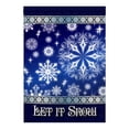 thumbnail image 2 of Breeze Decor 14076 Winter Let It Snow Dream 2-Sided Vertical Impression House Flag - 28 x 40 in., 2 of 2