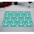 thumbnail image 2 of EREHome Anchors Marine Placemat Table Mat Cup Mat 12x18 inch,Set of 2, 2 of 2