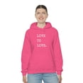 thumbnail image 5 of Love to Love Heavyweight Graphic Hoodie, 5 of 7