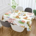 thumbnail image 5 of Coolnut Easter Rabbits Eggs Tablecloth Rectangle Colorful Table Cloth Large Square Table Cover for Dining Kitchen Party 60"x90" Decor Gift, 5 of 7