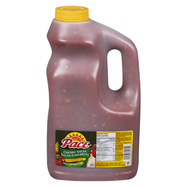 Pace Chunky Salsa, Medium Heat Authentic Tex-Mex Flavor, 3.7 L (0.98 Gallon) Professional Foodservice Jug