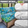 thumbnail image 6 of Uorisanigo RV Couch Covers for Sofa 2 PCS Rv Dinette Cushion, Stretch Tropical Sea Turtle Camper Seat Covers Dinette Booth Loveseat Sofa Furniture Protection Fits RV Bench Seat, 6 of 7