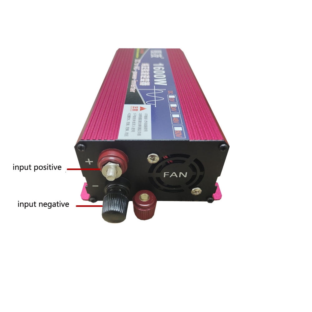 Sine Wave Inverter DC12V 24V 48V 70V To AC 220 1600W 3500W Transformer Power Converter Solar Inverter With LED Display ,Stable Output