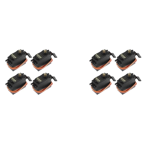8PCS Servo Motor for Control Angle180 Metal Gear Servo 20KG High Speed Servo Motor for Smart Car Robot