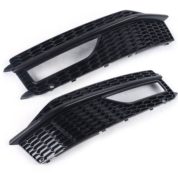 Bumper Fog Light Lamp Cover Grille Grill For Audi S4/A4 S-line 2013 2014 2015 US