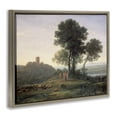 thumbnail image 4 of Stupell Industries Classic Claude Rural Landscape Landscape & Nature Painting Brown Floater Framed Canvas Art Print Wall Art, 21 x 17, 4 of 10