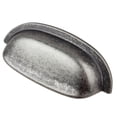 thumbnail image 3 of GlideRite 2.5 in. Center Classic Bin Cabinet Pull, Weathered Nickel, 3 of 4