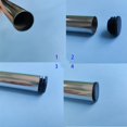 thumbnail image 3 of HAHDAXIA 12 Pcs 25mm (1 Inch) Round Plastic Plug,Round Tubing Black Plastic Plug，Pipe Tubing End Cap for Round Tube Furniture Finishing Plug, 3 of 7