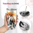 thumbnail image 4 of Best Birthday Gifts for Husband, 20oz Stainless Steel Coffee Tumbler with Lid and Straw, Husband Fathers Day Tumbler Gifts from Wife, Romantic Anniversary Valentines Gifts for Husband, 4 of 6