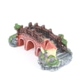 thumbnail image 2 of ZheElen Resin Castle Aquariums Decoration Simulation Turtle Climbing Three Eye Bridge 1Set, 2 of 6