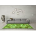 thumbnail image 3 of Ahgly Company Indoor Rectangle Abstract Green Modern Area Rugs, 8' x 10', 3 of 4