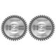 thumbnail image 1 of 2 discos de cepillo para cortacésped con ruedas resistentes y cabezal de corte con cuchillas, 1 of 5