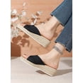 thumbnail image 2 of Women Wedge Sandals Thick Bottom  Open Toe Dangle Lightweight Slippers  Comfortable Non-Slip Summer Shoes, 2 of 7
