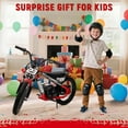 thumbnail image 7 of NEORIVER Electric Dirt Bike for Kids 6-12 with Shock-Absorbing Front Fork, 250W Electric Motorcycle Up to 15.5MPH, 24V Detachable Battery, 16'' Tire Electric Balance Bike with Kickstand, 7 of 7