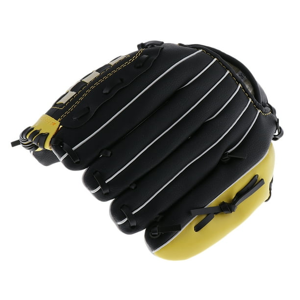 Juqoyue - Guante De Béisbol Para Entrenamiento (Mano Izquierda/Lanzador) | 11.5 Pulgadas | Color Azul | Material PU Acolchado