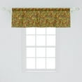 thumbnail image 2 of Ambesonne Fiesta Window Valance, Cartoon Style Mexico, 54" X 18", Multicolor, 2 of 3