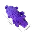 thumbnail image 3 of Eespoir Dog Squeaky Toys, Soft Dog Chew Toys In Pig Shape, Stuffed Puppy Toy With Crinkle Paper For Chewing Biting, All Breed Sizes, Pet Entertainment, Interactive(Purple), 3 of 6