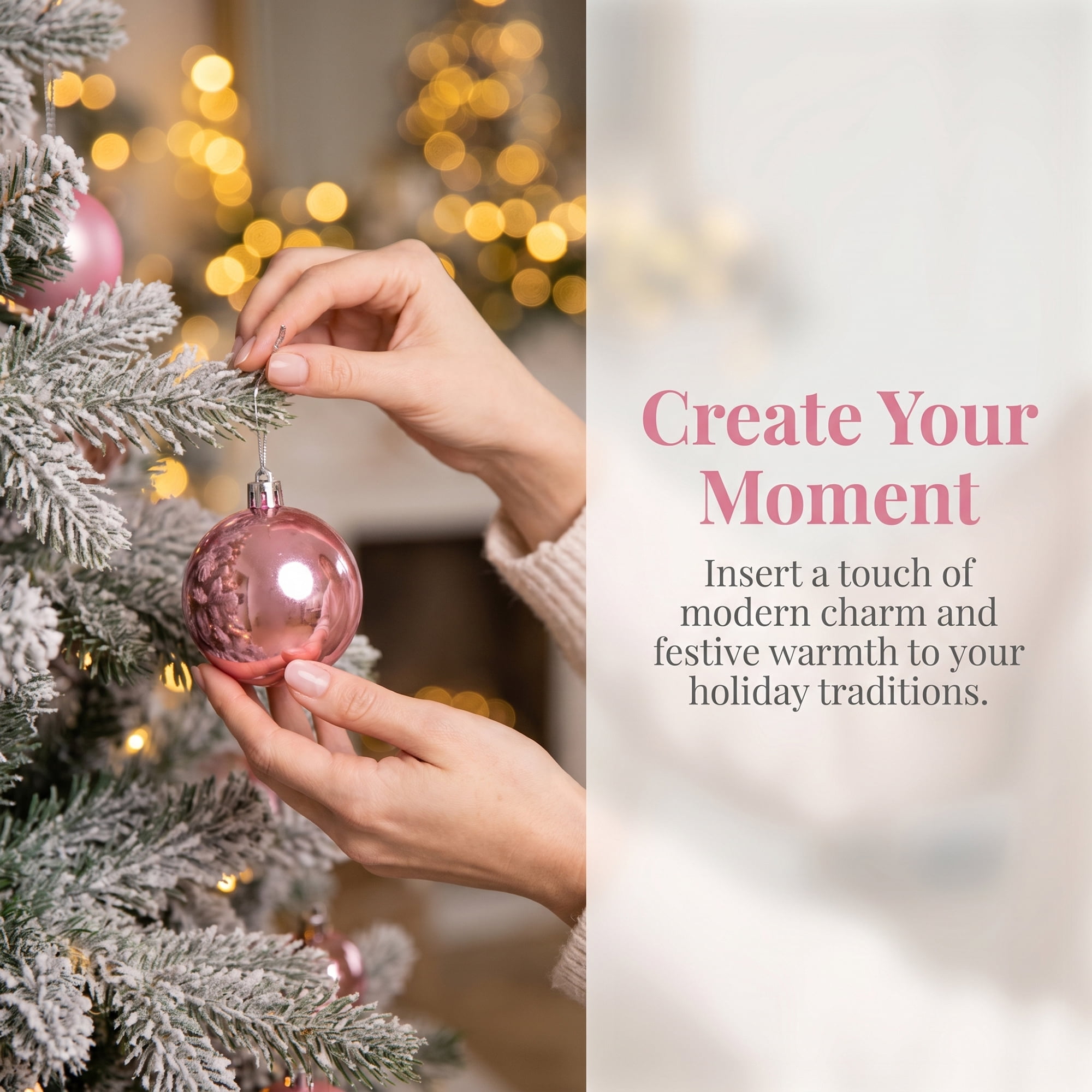 Unique Bargains 6 Pack Electroplated Sphere Orbs Decorative Christmas Ornaments Pink 2.4"