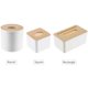 thumbnail image 2 of Tapa de madera blanca 111343, caja de pañuelos cuadrada - caja de pañuelos cuadrada Kuyhfg Sin marca, 2 of 5