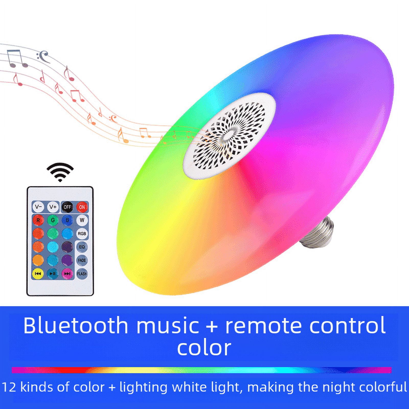 Wide pressure Bluetooth music Light led flying saucer light colorful intelligent remote control high power ceiling light RGB stage light