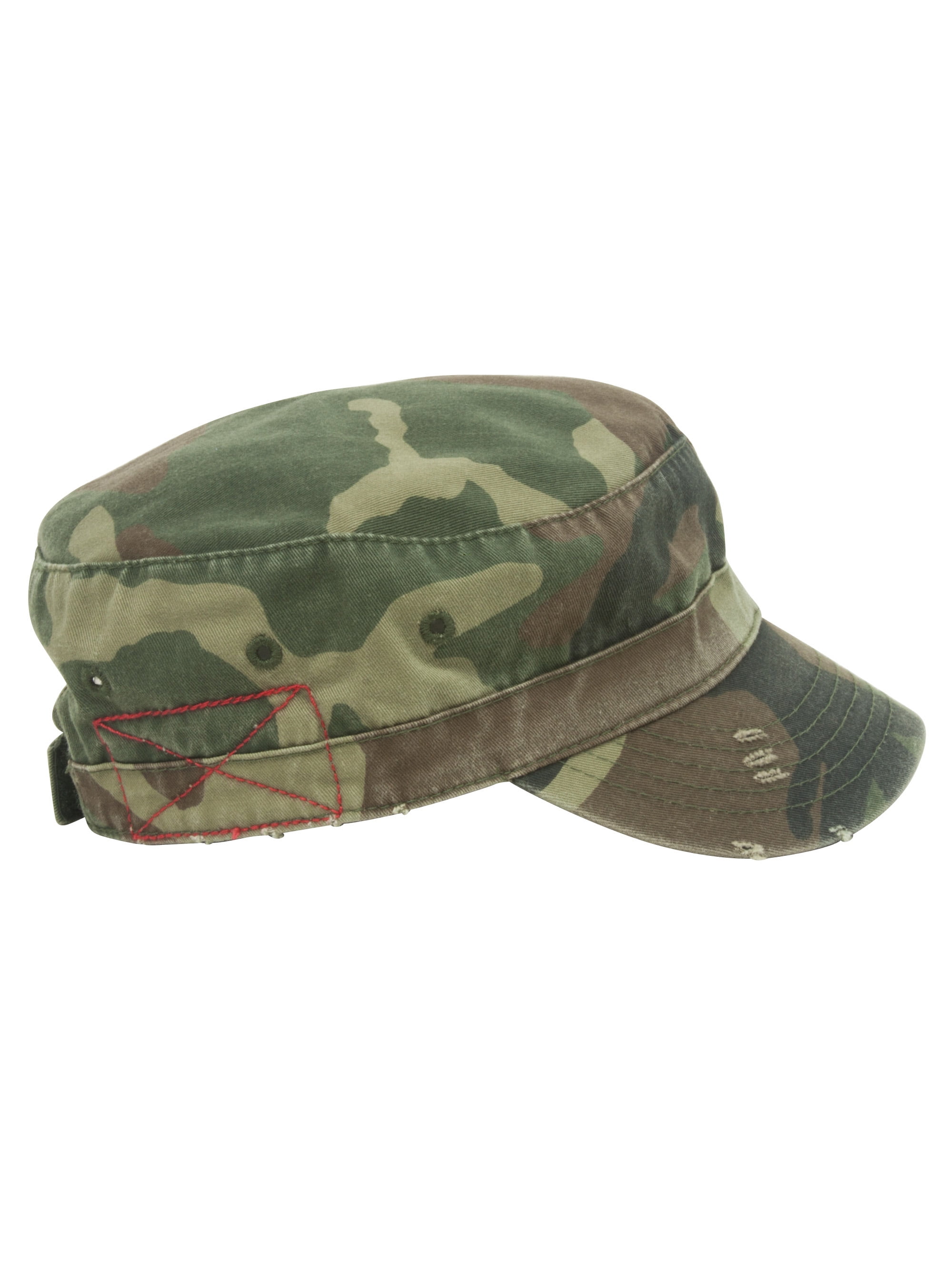 MG Distressed Washed Cotton Cadet Army 