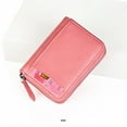 thumbnail image 1 of facefd Coin Purse Men Short Money Bag Change Mini Wallet Pocket Zipper Rfid Blocking Card Holder Cowhide Lady Fashion for Office Pouch Pink, 1 of 9