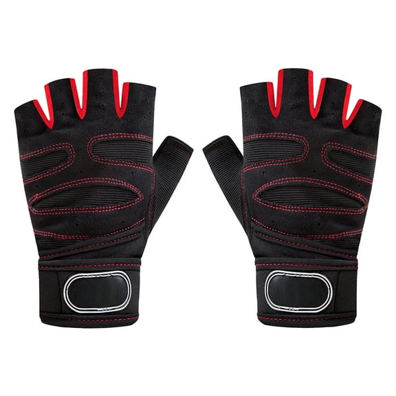 Bicycle gloves thickened half finger bicycle gloves shock-absorbing non-slip breathable mountain road