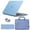 Airy Blue, variant on IBENZER 2022 2021 MacBook Air 13 inch Case M1 A2337 A2179 A1932, Hard Shell Case & Sleeve Bag & Keyboard Cover & Type C for Apple Mac Air 13 with Touch ID (2018-2022), Turkish Blue, W-AT13-TUBL+3