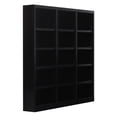 thumbnail image 3 of Concepts in Wood Book Shelf - Tall Wood Bookcase Furniture - 72 x 72" Espresso, 3 of 5